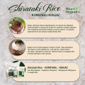 Dry / Dried Shirataki Rice and Noodles Konjac Keto / Low Carb Diet Healthy / Skinny Rice. 