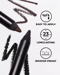 LT PRO PERFECT HD EYE DEFINER Waterproof Eye Liner Pencil Brown Black
