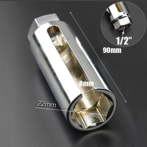 1/2" 3/8" 22mm O2 Oxygen Sensor Socket Drive Disassembly Remover Removal Tool With Hole Window Wire
