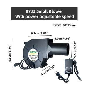 【High quality】28900RPM Blower Fan For Kalan DC 12V BBQ Blower Kalan With Speed Control Air Blower