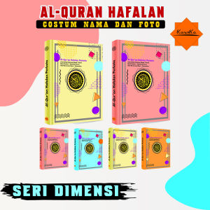 AL QURAN HAFALAN SERI DIMENSI GRATIS CUSTOM NAMA&FOTO HADIAH ANAK UK A4