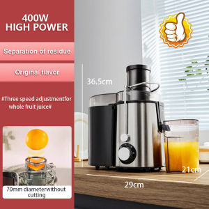 MISN Electric Juicer Large Caliber Household Juicer Automatic Juice Separation Fruit And Vegetable