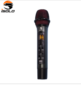 iSOLO Wireless Car Microphone Single Handheld Wireless Car Mic Connect by Car FM Frequency Compatible All Car With FM Radio Function + FM Transmitting Antenna