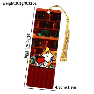 clu Cute Cartoon Snoopy Acrylic Tassels Bookmark Gift For Kids Souvenirs Collections ulc
