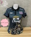 เสื้อกีฬา ชุดกีฬา เสื้อกีฬาทีมชาติไทย ลายไทยสวยๆ เท่ๆ น่ารักๆ ขนาดฟรีไซส์สำหรับผู้หญิง อกไม่เกิน36นิ้ว ใส่ได้. 