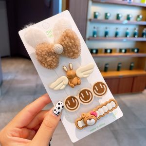 Jepit Rambut Anak Boneka Milk Coffee Set Import New Korean Style/Aksesoris Klip Rambut Hair Clip Cute Girl Hair Pin