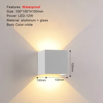 LED Outdoor Wall Light Waterproof IP65 Modern Lighting For Hotel Garden Corridor Indoor Wall Lamp Living room Bedroom Decoration
