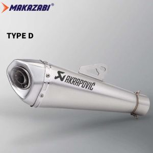 51mm Motorcycle Exhaust Muffler Canister Power Pipe With DB killer Stainless Steel For R1 R3 R6 Nmax Tmax CBR300 500 Z400 MT07 QJmoto CFmoto 800mt 650NK 450sr 400NK etc