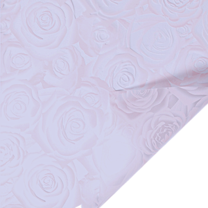 Kertas Buket Bunga Cellophane Warna Motif Mawar Brokat Paper Flower Wrapping Bouquet KB6197