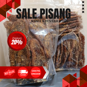 (COD) Keripik Pisang Sale Lidah 250gr/500gr/1kg sale pisang manis Makanan Ringan Manis Kemasan Sale Pisang Legit Manis Gurih Murah Enak Lezat