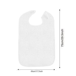 Multi-Purpose Elderly Bib Removable Feeding Nursing Washable Stain Resistant Dining Apron Protection