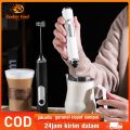 Kopi Milk Frother Electric Pembuih Susu Pengocok Telur Handheld Blender Mixer 1500mAh Portable Egg Beater USB Rechargeable. 