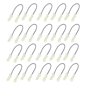 20pcs luminously dây kéo kéo nối dây va li Lều ba lô dây kéo kéo ngăn ngừa mất Keychain puller Dễ sử dụng