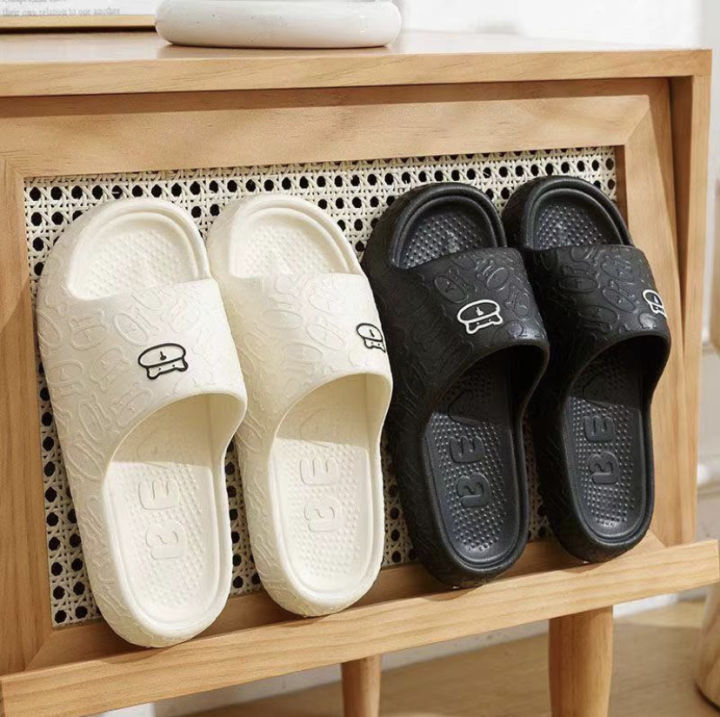 Dép văn phòng, Dép quai ngang bánh mì eva hình gấu nổi mẫu 2023 ...