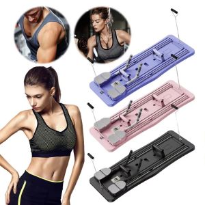 RUO R Foldable Abdominal Exercise Board Leg  Arm Toner Fitness with Tension Rope Home Exercise Equipment Full-body Builder Portable Ab Exercise Board Home