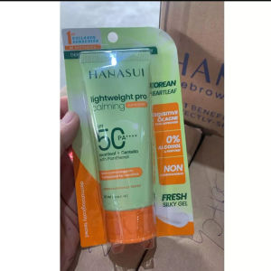 HANASUI Lightweight Pro Calming SPF 50 PA++ 30ml | Hanasui Collagen Water Sunscreen SPF 30 dan spf 50