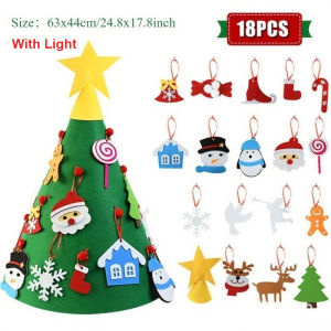 Felt Christmas Tree Merry Christmas Decorations For Home Cristmas Ornament Xmas Navidad Gifts Santa Claus New Year Tree