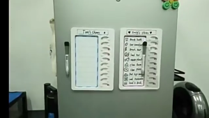 Magnetic Checklist Board Dry Erases Chore Chart Routine Chart ADHD Tool Chores Slider Chart Task Planning List for Kids