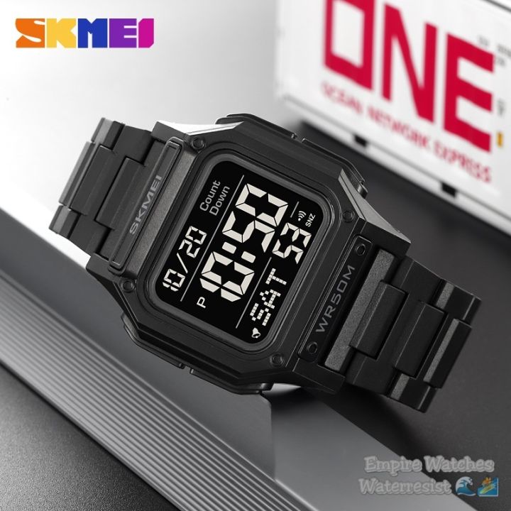 Empirewatches Jam Tangan Skmei 2264 Pria Cowok Digital Strap