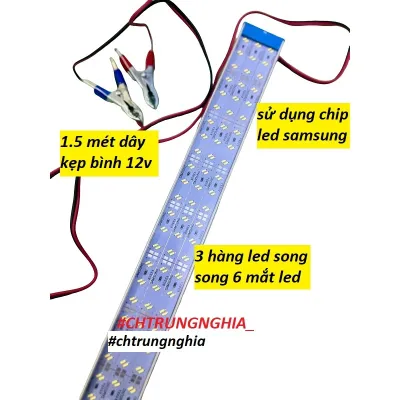 ĐÈN LED HỘP SIÊU SÁNG CHIP LED SAMSUNG 12V 50cm dây dài 1.5 mét loại tốt