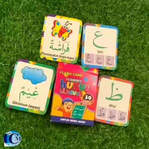 Kartu Pintar Anak Mengenal Huruf Angka Dan Hijaiyah