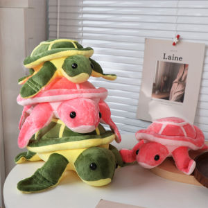 PLORAB Stuffed Doll Tortoise Plush Toy Marine Animal Fluffy Animal Sea Turtle Pillow Animals Plush Toy Ins Tortoise Stuffed Toy Home Decor