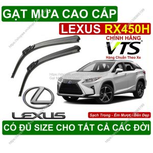 Gạt Mưa Kính Lái Lexus RX450H Cặp Gạt Mưa Kính Lái Cho Các Dòng Xe Lexus RX450H Có Đủ Size Cho Các Đời Xe Lexus RX450H