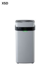 Airdog X5D — Equipped with CO₂ Sensor with Casters TPA Filter Quiet Design — Ideal for Pets Living Rooms Shops Offices Bedrooms — Effective Against House Dust Pollen and Airborne Viruses — Electrostatic Air Purification System with Washable Filte