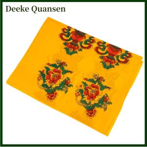 Deeke Phật Giáo cầu nguyện cờ đầy màu sắc Hada Tây Tạng trang trí tốt lành in Ribbon