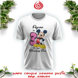 KAOS COUPLE ULANG TAHUN KELUARGA GANTI NAMA BISA SATUAN