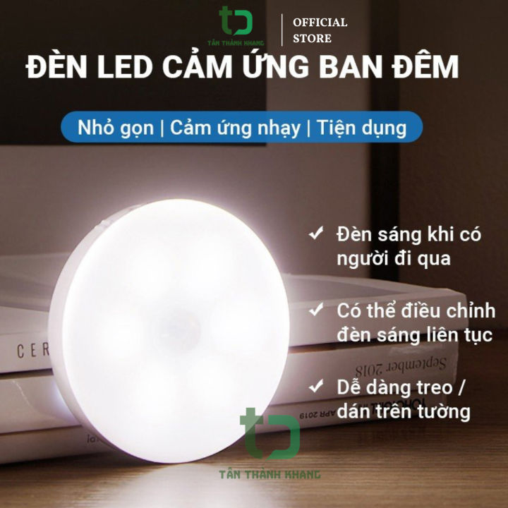 Đèn Cảm Ứng Thông Minh, Đèn LED Cảm Biến Chuyển Động Tự Động Sáng Dán ...