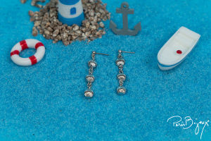 Golden Coast Earrings,Rhodium/Gold PlatedLead Free & Nickel FreeTitanium Post