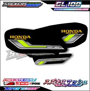 STRIPING VARIASI MOTOR HONDA GL 100 / STICKER LIST VARIASI MOTOR GL 100
