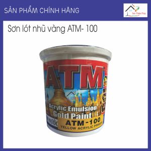 Sơn lót nhũ vàng ATM 100 (875ml). Cho độ bám dính tốt và giúp làm tang vẻ đẹp