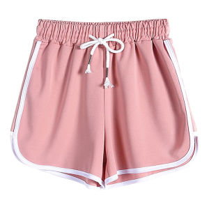 Womens shorts summer thin running loose sports shorts for women high waist look slim casual three-point pants