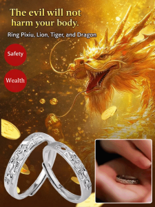 Pixiu Lion Tiger Dragon Ring