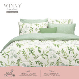 WINNY Modesty Cotton Comforter Set| 680TC (Super Single / Queen / King) | Set Comforter Cotton