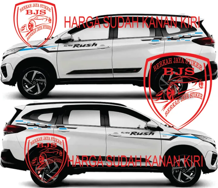NEW stiker cutting mobil toyota all new rush | toyota rush | cuting ...