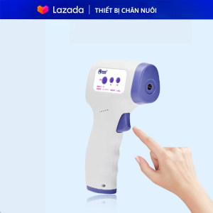 Nhiệt kế điện tử hồng ngoại thú y 1s ra kết quả