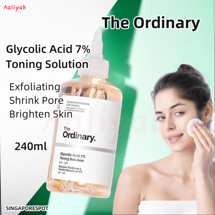 The Ordinary Glycolic Acid 7% Toning Solution 240ml | Lazada Singapore