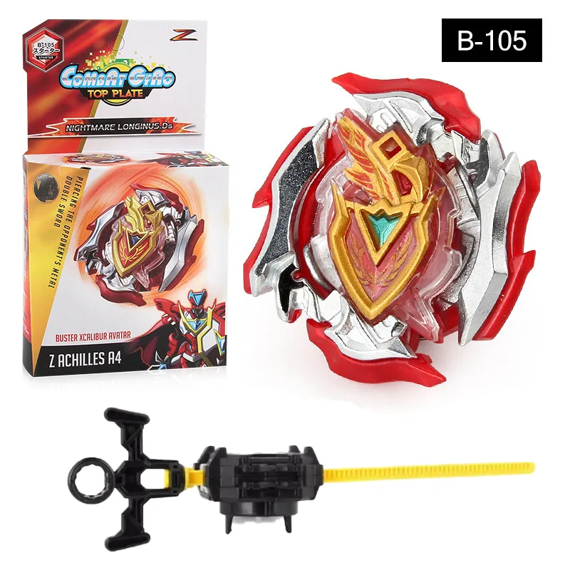 New Funny Joy B-100 Beyblades Burst Starter Bey Blade Blades Metal Fusion  Bayblade With Launcher High Performance Battling Top