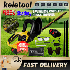 electric trimmer 20 in Cordless Hedge Trimmer with Battery Electric Shrub Grass Trimmer Pruning Saw Garden Tools