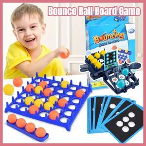 Bounce Ball Board Game Toy Jumping Ball Throwing Ball for Family Fun & Reflex Training Party Kids 桌游