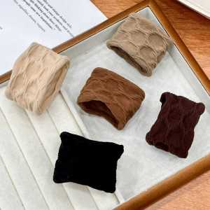 Karet Rambut Scrunchie Lebar Elastis untuk Anak Wanita Gaya Korea Aksesoris Ikat Rambut HS KCR24