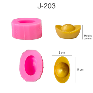 แม่พิมพ์ขนมทองคำก้อน มหาเฮง เงินทอง ทองคำ ทอง J-203