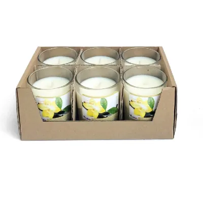 Nến thơm Eden Candle Hộp 6 ly nến thơm votive EDC0016 phù hợp trang trí làm thơm không gian nhỏ quà tặng