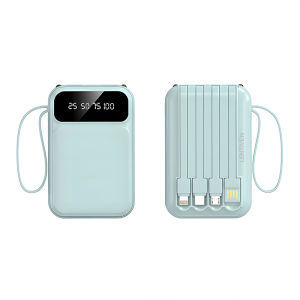 WANKEI LENTIVEN Powerbank 20000 mAh Mini With 4 Usb Fast Charging LED Senter Display B27