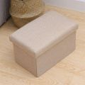 Foldable Chair Footstool Ottoman Bench Storage Chest Footrest Padded Seat. 
