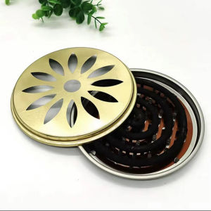 Mosquito Coil Holder Mosquito Coil Incense Burner with Cover