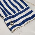 Kemeja Wanita Garis Hitam Putih Lengan Panjang Ganjar Pranowo Korean Style Kekinian Baju Motif Salur Black White Import Casual Pakaian Wanita  Blouse Stripe Oversize Jumbo Big Size Korea Style Terbaru Murah Katun Rayon Shakila Premium Hem Cewek Basic. 